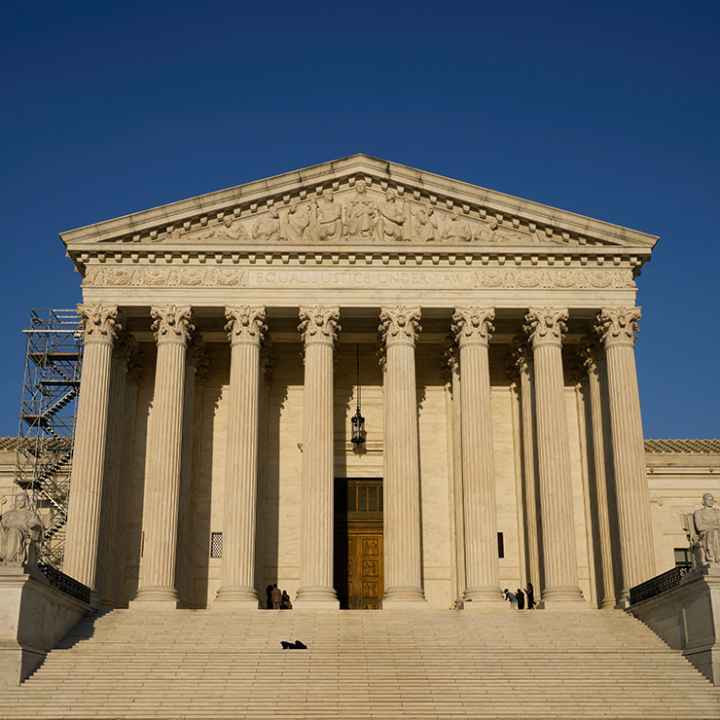 The U.S. Supreme Court building.